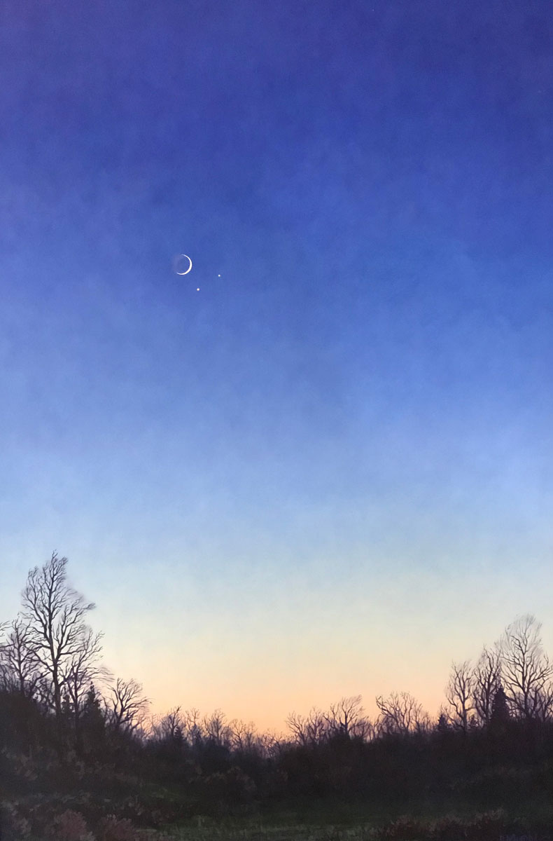 New Moon ~ Venus & Jupiter